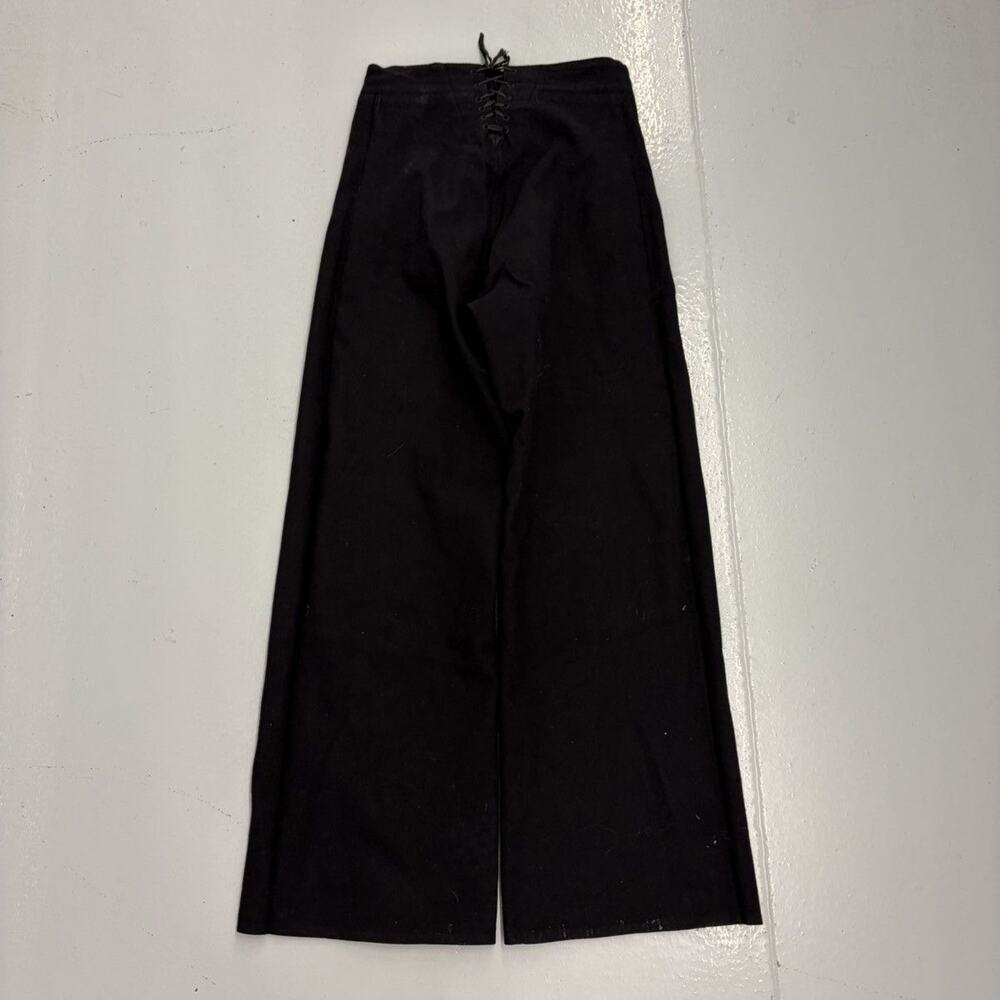 Vintage WW2 US Navy 13-Button Wool Sailor Pants 27x30 - Picture 3 of 4
